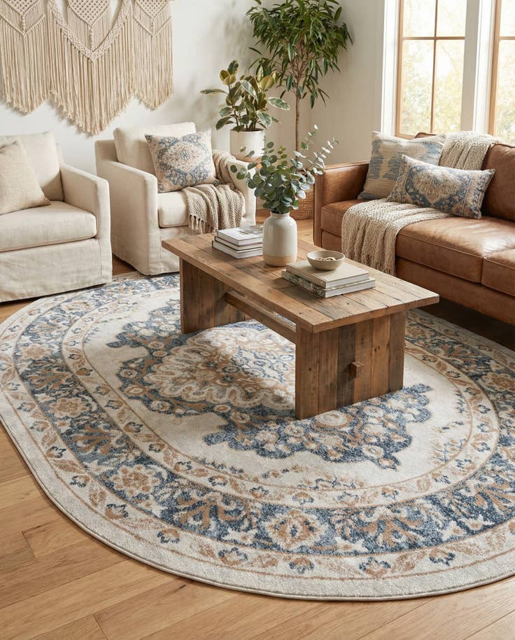Detail image of 8' x 10' Oxford Oval Rug