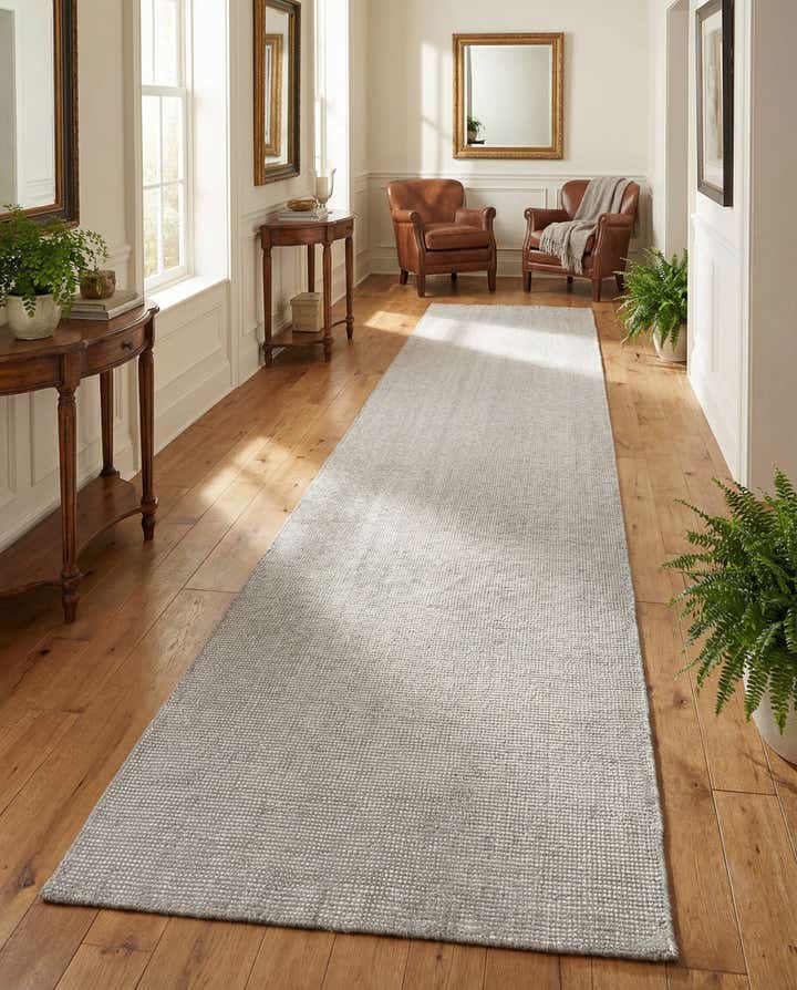 2' 7 x 14' 1 Hand Woven Jill Zarin English Manor Farmhouse Wool Runner Rug