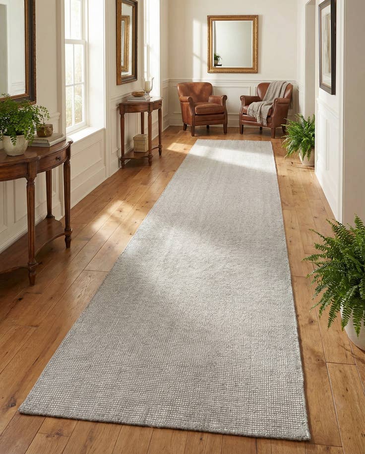Detail image of 2' 7 x 14' 1 Hand Woven Jill Zarin English Manor Farmhouse Wool Runner Rug