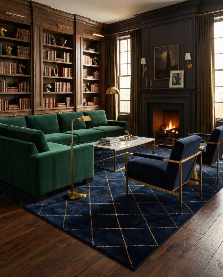 10' x 10' Vogue Geo Square Rug
