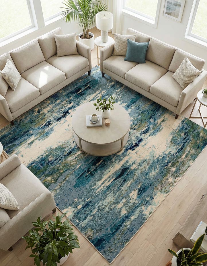 8' x 8' Washable Theia Square Rug