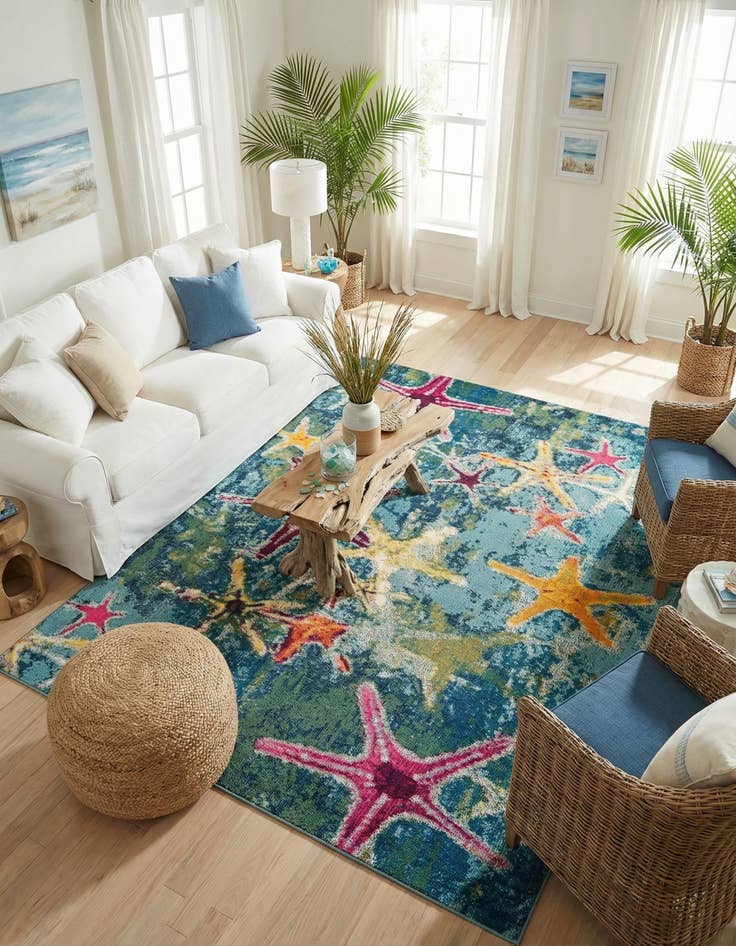 Detail image of 8' x 10' Washable Amalfi Rug