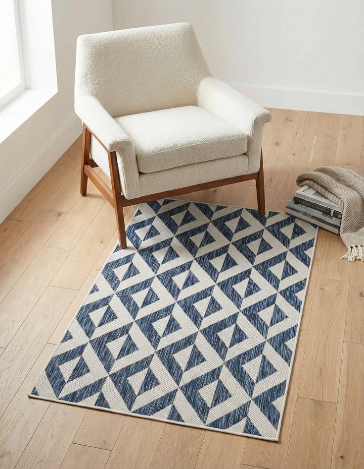 Detail image of 3' x 5' 3 Easy-Clean Jill Zarin Napa Indoor / Outdoor Rug