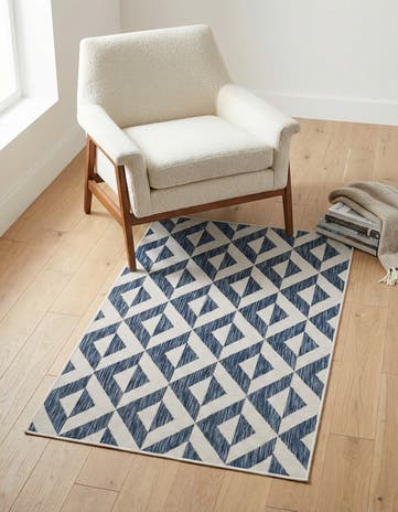 3' x 5' 3 Easy-Clean Jill Zarin Napa Indoor / Outdoor Rug