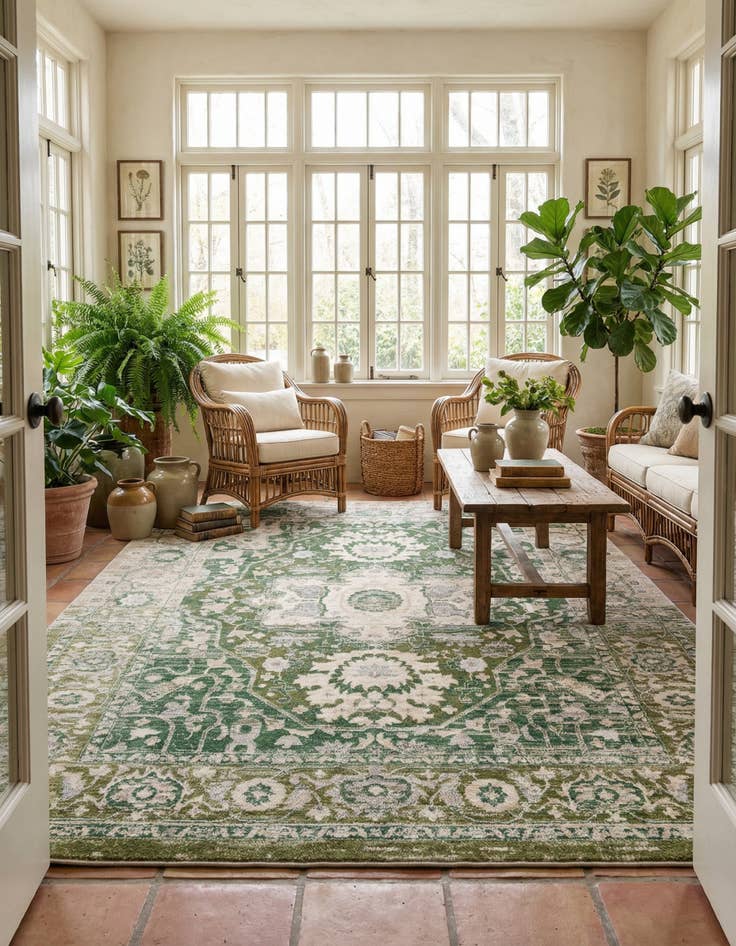 Detail image of 10' x 13' Madeline Vintage Rug