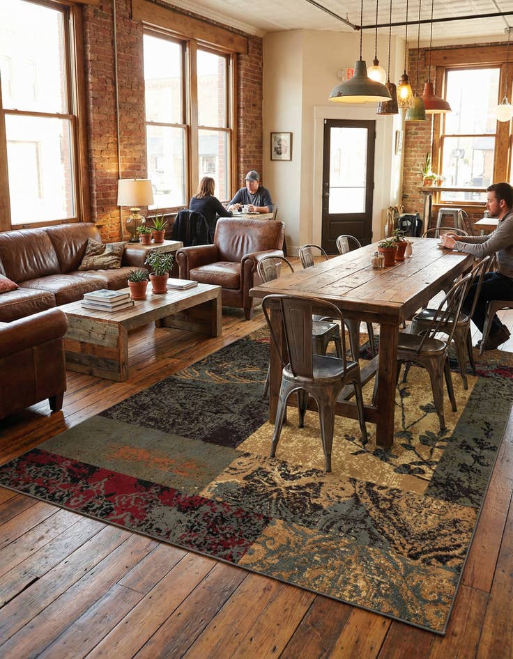 Detail image of 7' x 10' Coffee Shop Rug