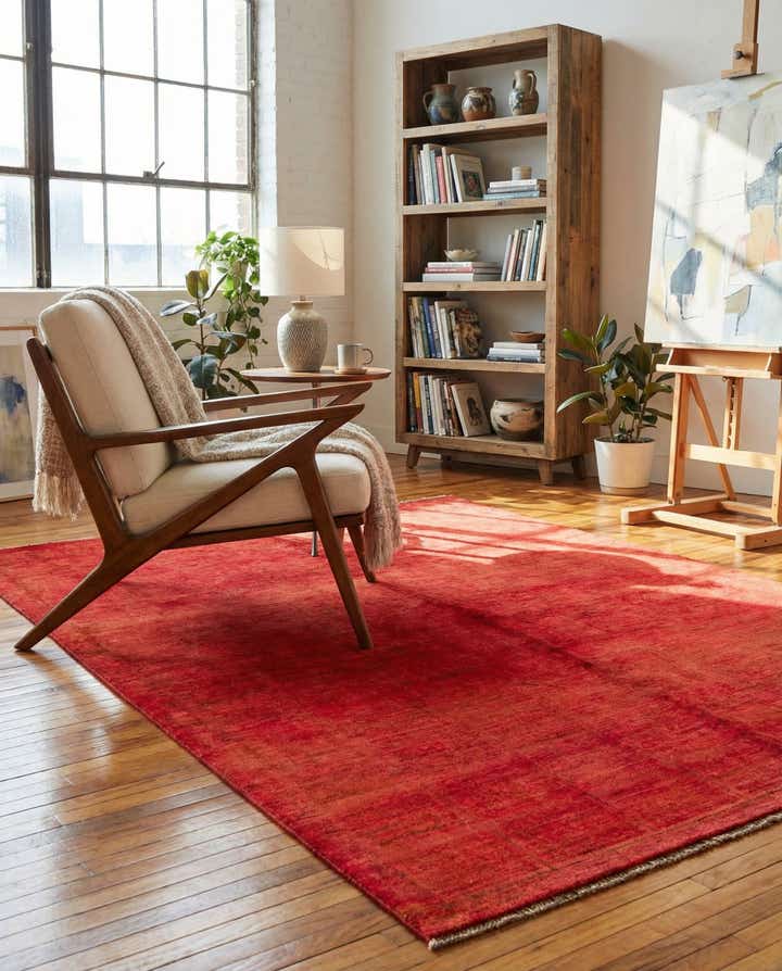 4' 10 x 6' 9 Hand Knotted Modern Ziegler Rug