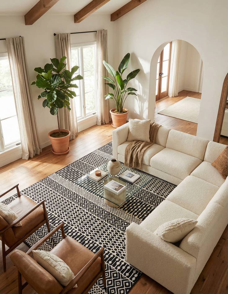 Detail image of 9' 10 x 14' Milano Rug