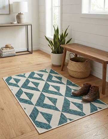 2' x 3' Easy-Clean Jill Zarin Napa Indoor / Outdoor Rug
