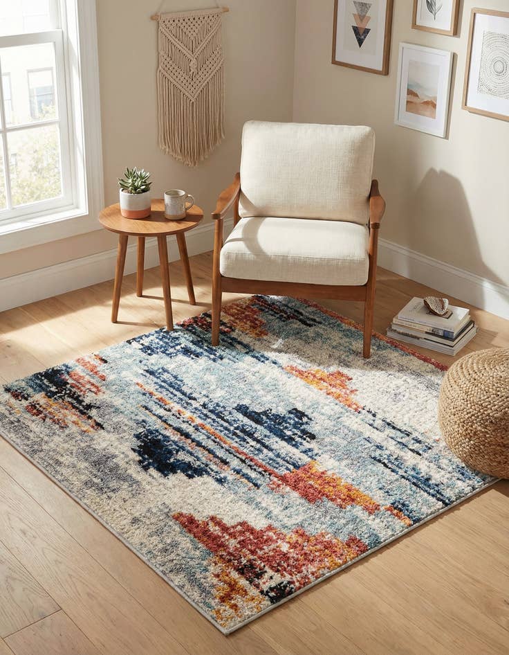 Detail image of 4' x 4' Tucson Square Rug