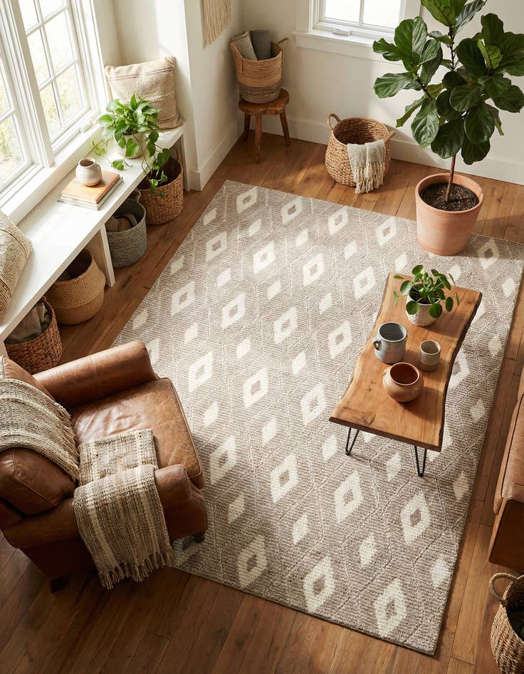 Detail image of 7' 10 x 10' Sepia Rug