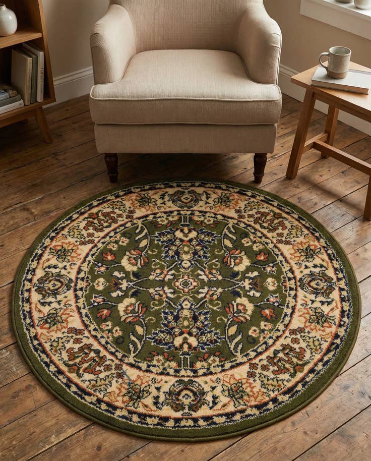 Detail image of 3' x 3' Yasmin Round Rug