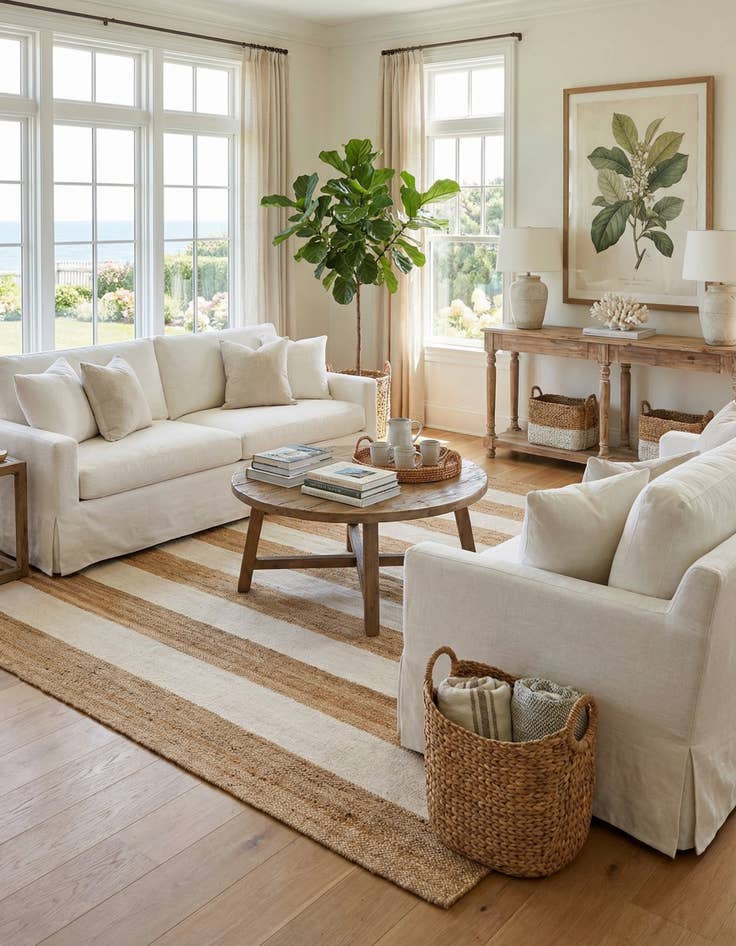 Detail image of 6' 1 x 9' Jill Zarin Hamptons Rug