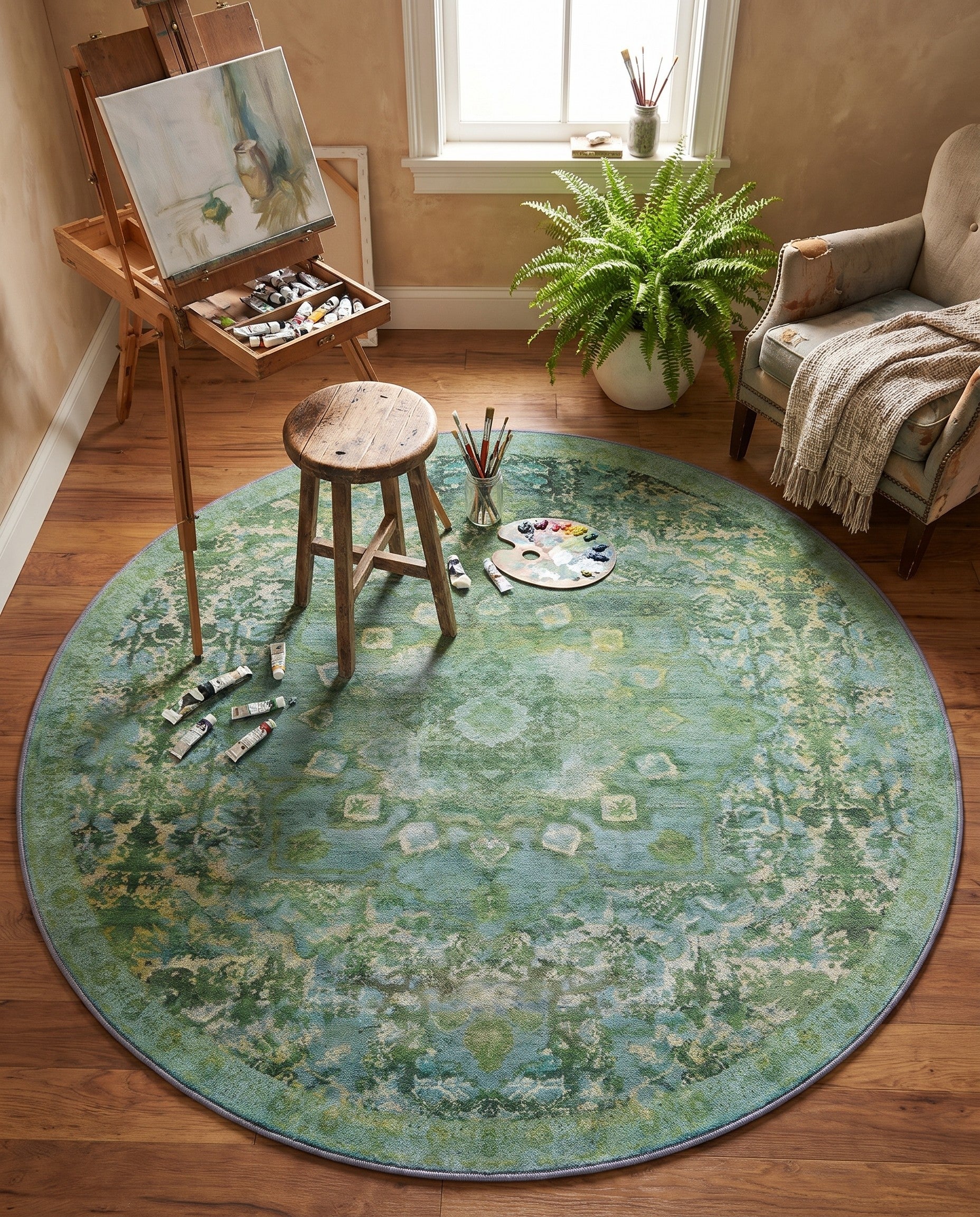 155cm x 155cm Renaissance Round Rug