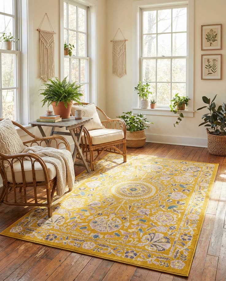 Detail image of 4' x 6' Blossom Rug