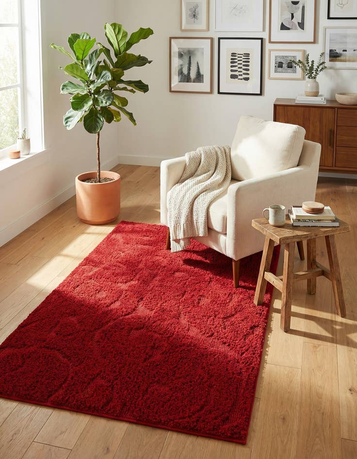 Detail image of 3' 3 x 5' 3 Botanical Shag Rug