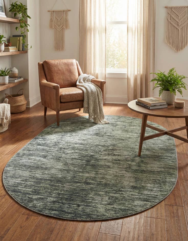 Detail image of  5' x 8' Asha Oval Rug