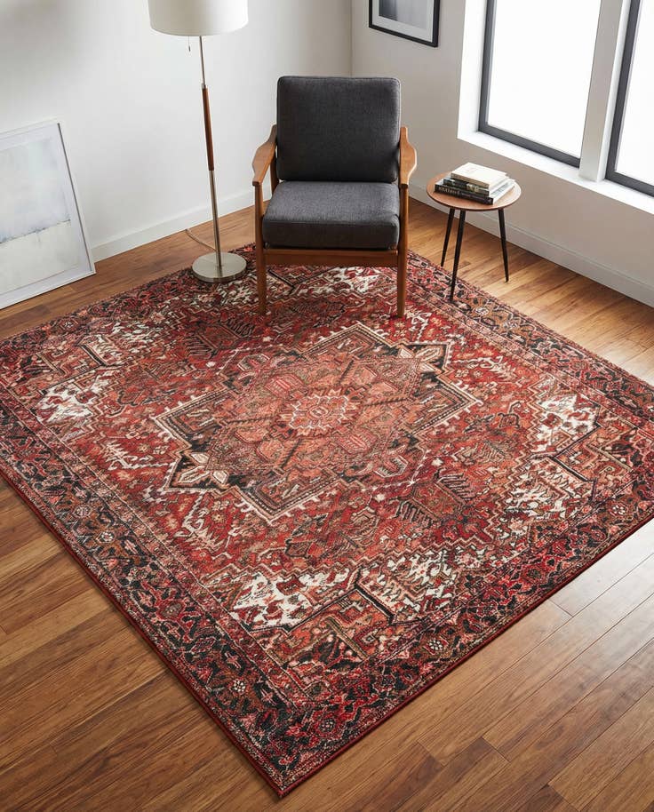 Detailansicht von 155cm x 155cm Boutique Quadrat Teppich