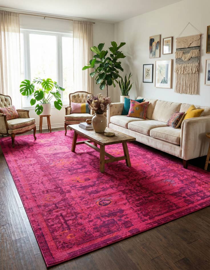 Detail image of 10' 6 x 16' 5  Washable Palazzo Rug