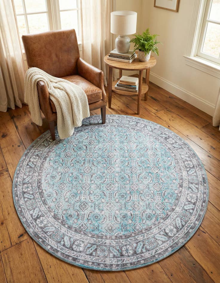 Detail image of 5' x 5' Timeless Round Rug