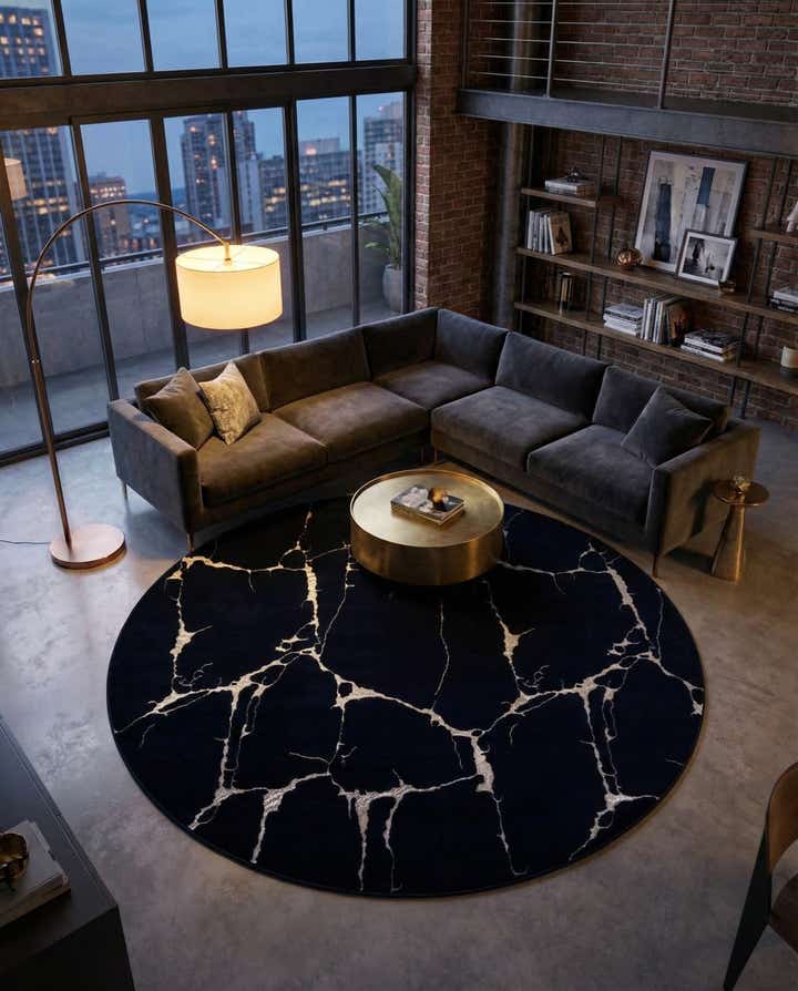 7' 10 x 7' 10 Vogue Geo Round Rug