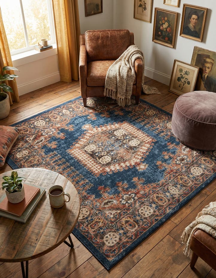 7' 10 x 7' 10 Eden Square Rug