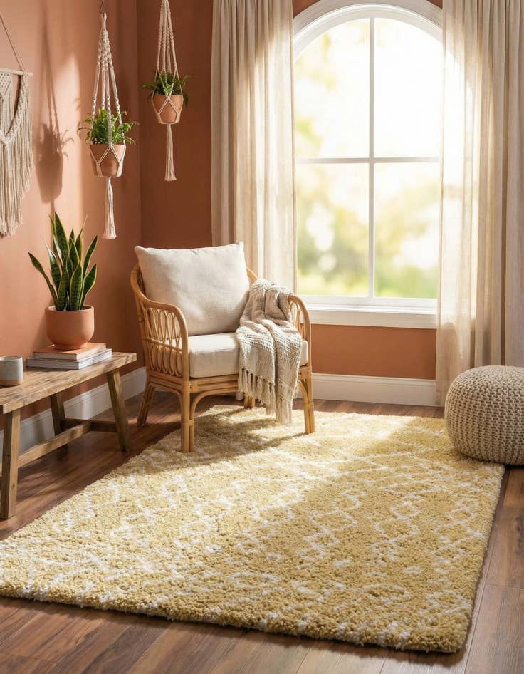 Detail image of 4' x 6' Marrakesh Shag Rug