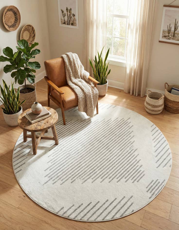 Detail image of 7' 10 x 7' 10 Kai Round Rug