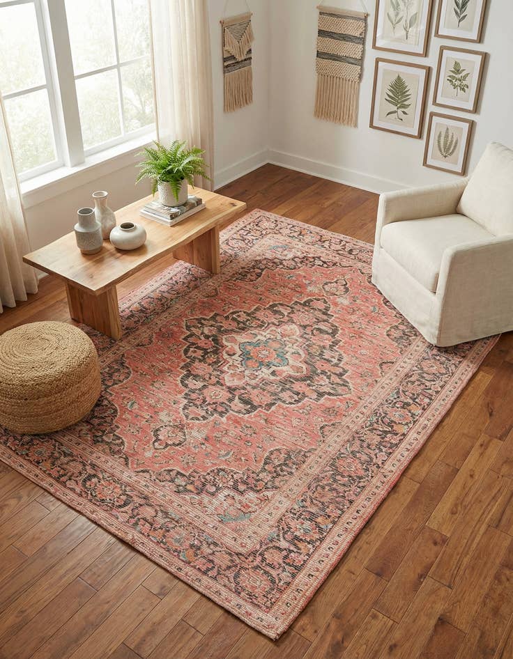 Detail image of 7' 10 x 10' Chenille Jute Rug