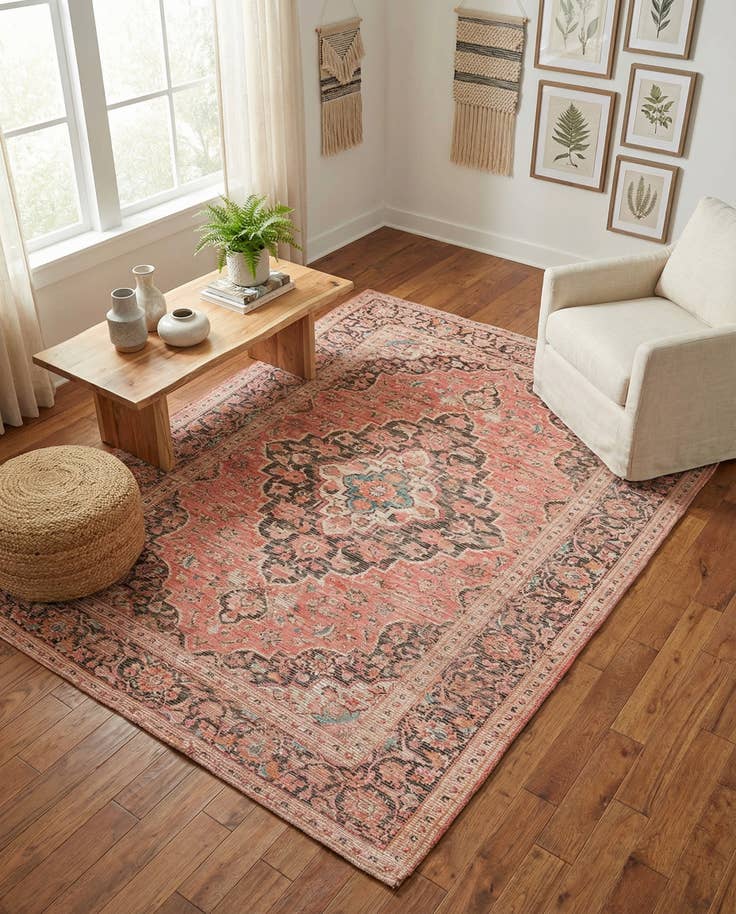 Detail image of 240cm x 305cm Chenille Jute Alfombra