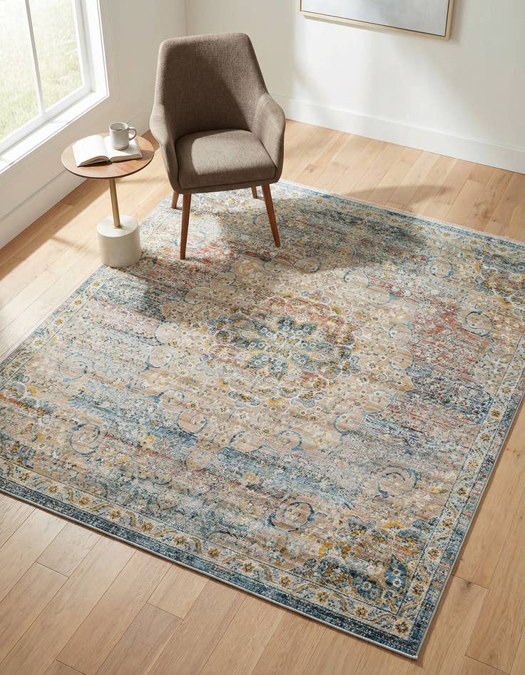 Detail image of 6' x 6' Newport Square Rug