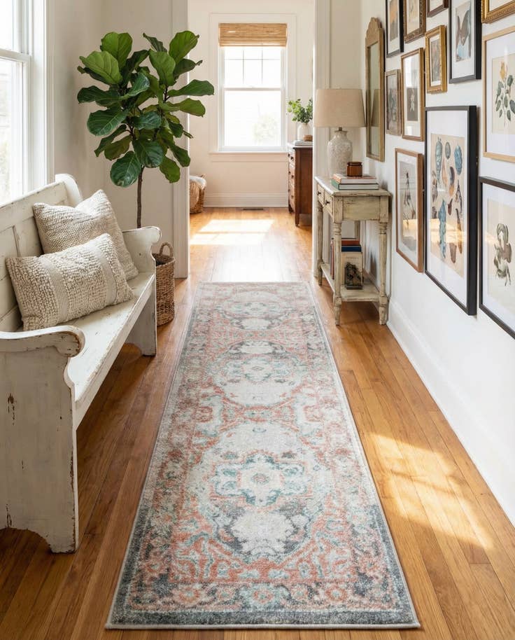 Detail image of 2' x 8' Madeline Vintage Runner Rug