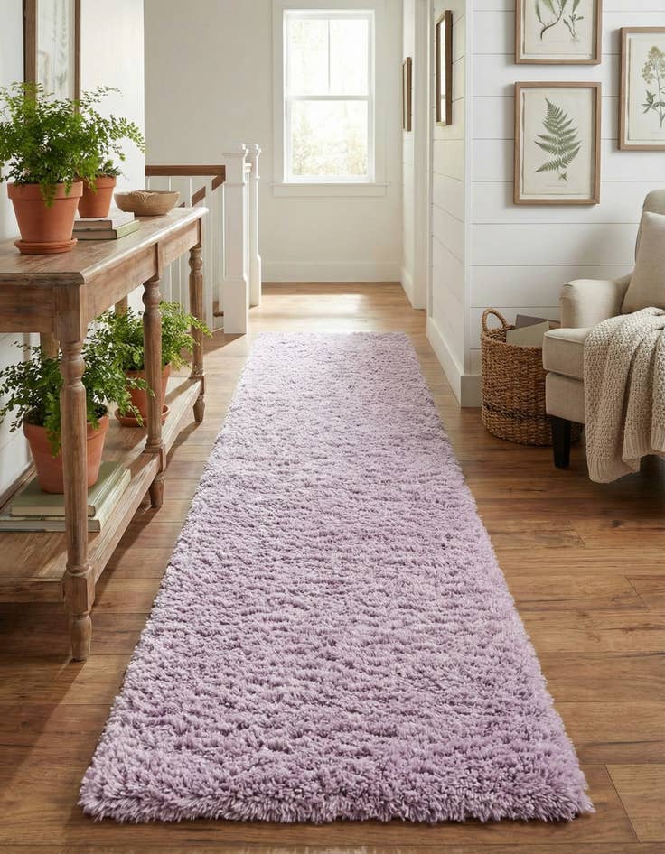 Detail image of 2' 7 x 10' Infinity Shag Runner Rug