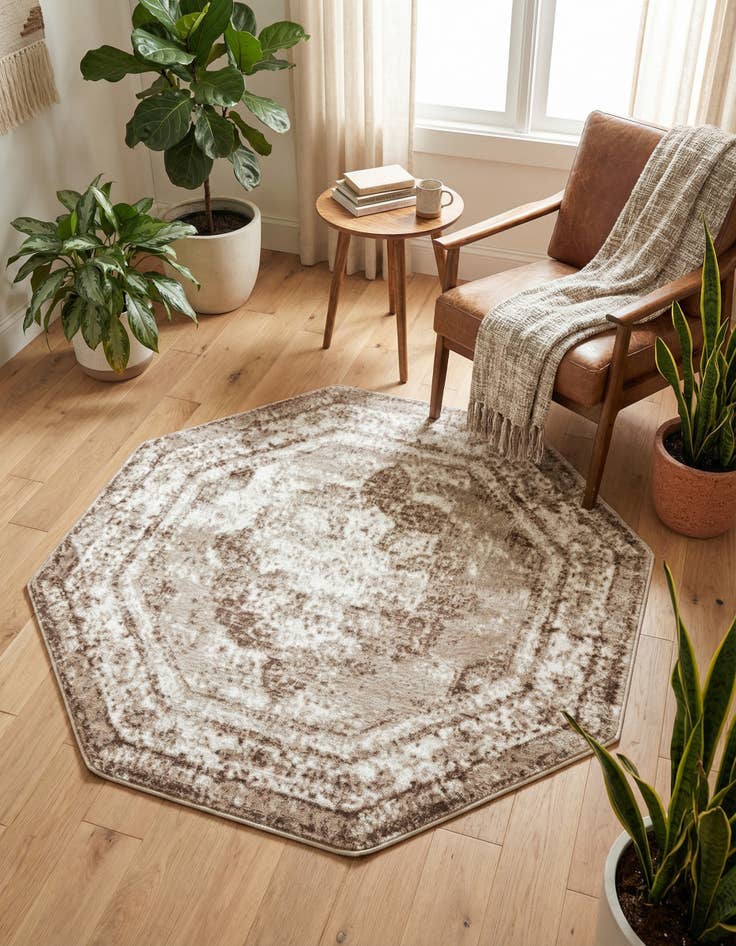 Detail image of 4' x 4' Monte Carlo Octagon Rug