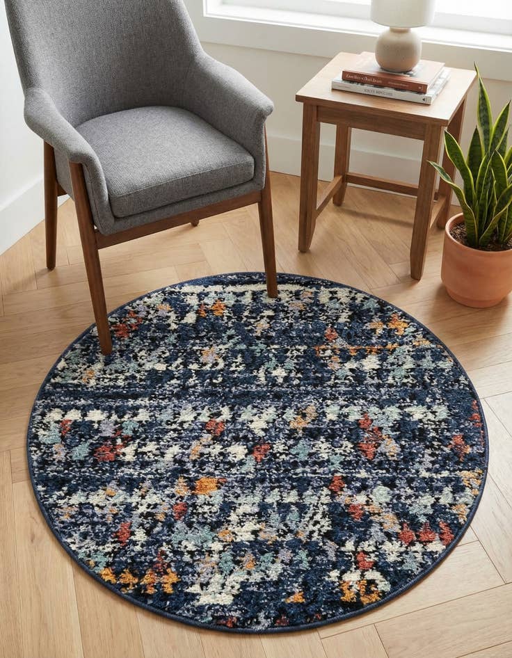 Detail image of 3' 3 x 3' 3 Morocco Round Rug