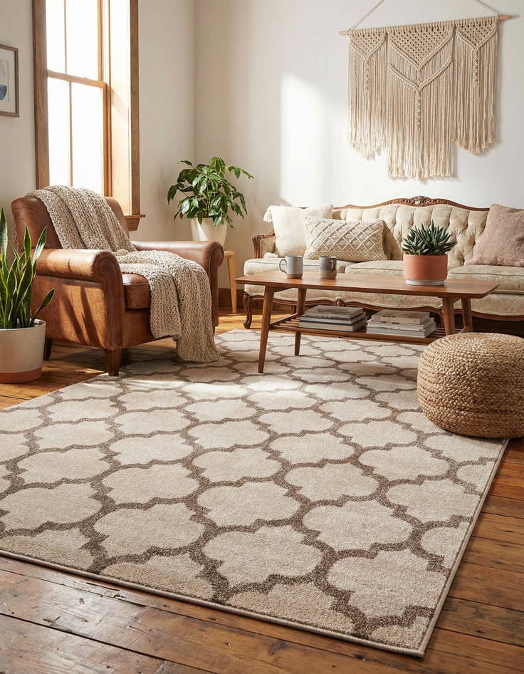 Detail image of  7' x 10' Lattice Rug