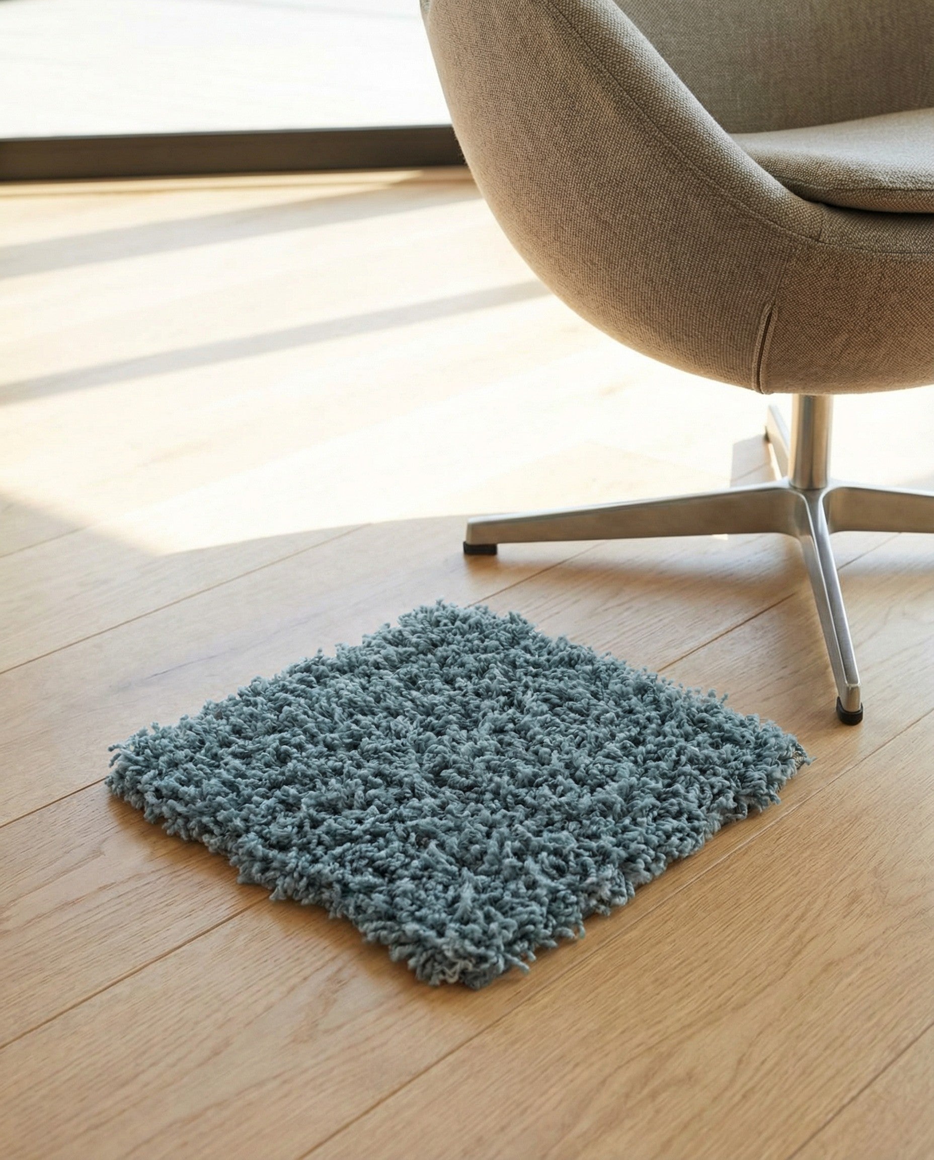 1' x 1' Solid Shag Sample Rug