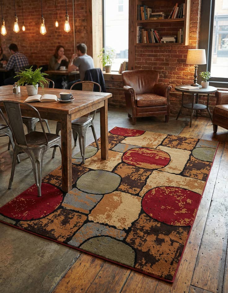 Detail image of 5' 3 x 8' Cafe Rug