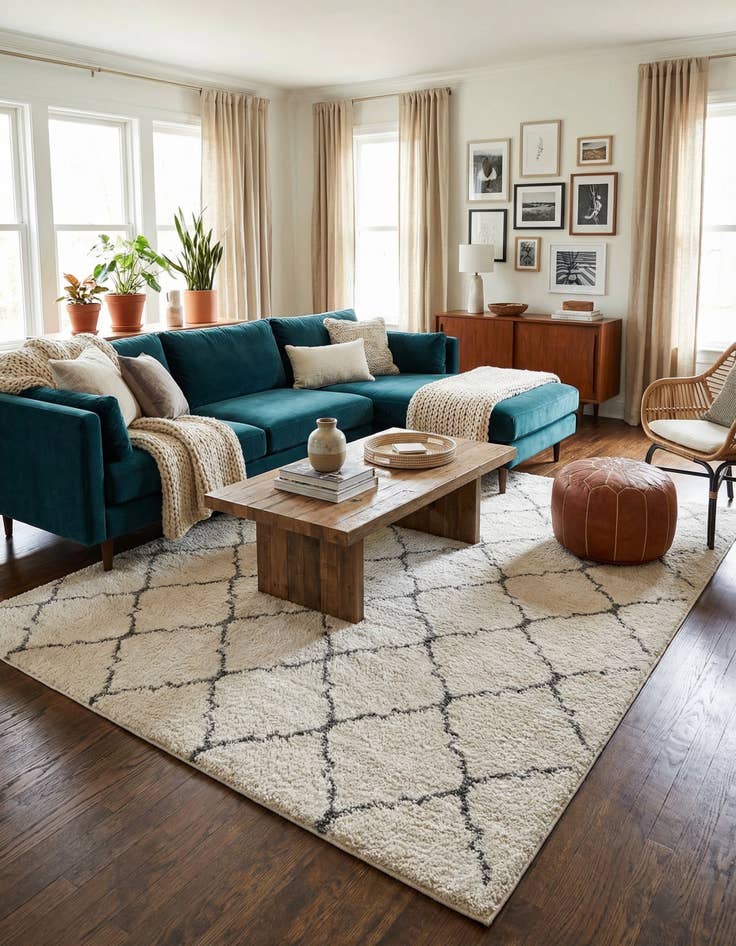 Detail image of 9' x 12' Marrakesh Shag Rug