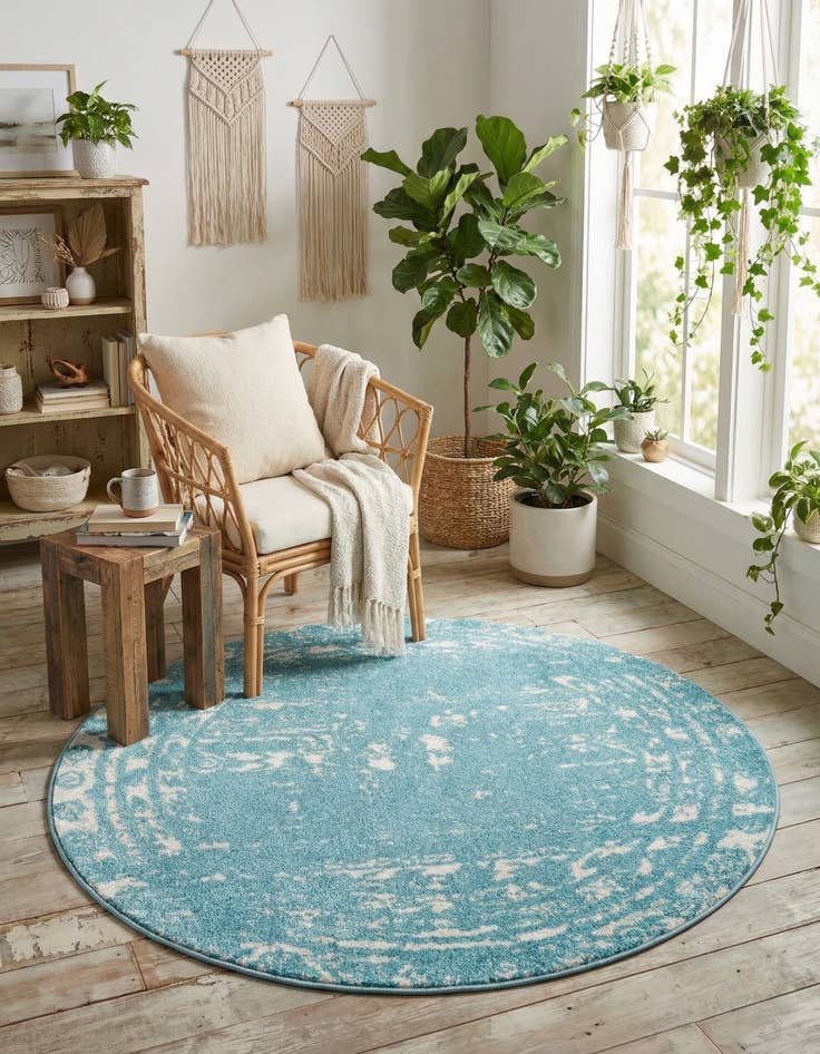 Detail image of 4' x 4' Lennon Round Rug