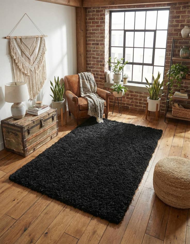 Detail image of 4' x 6' Infinity Shag Rug