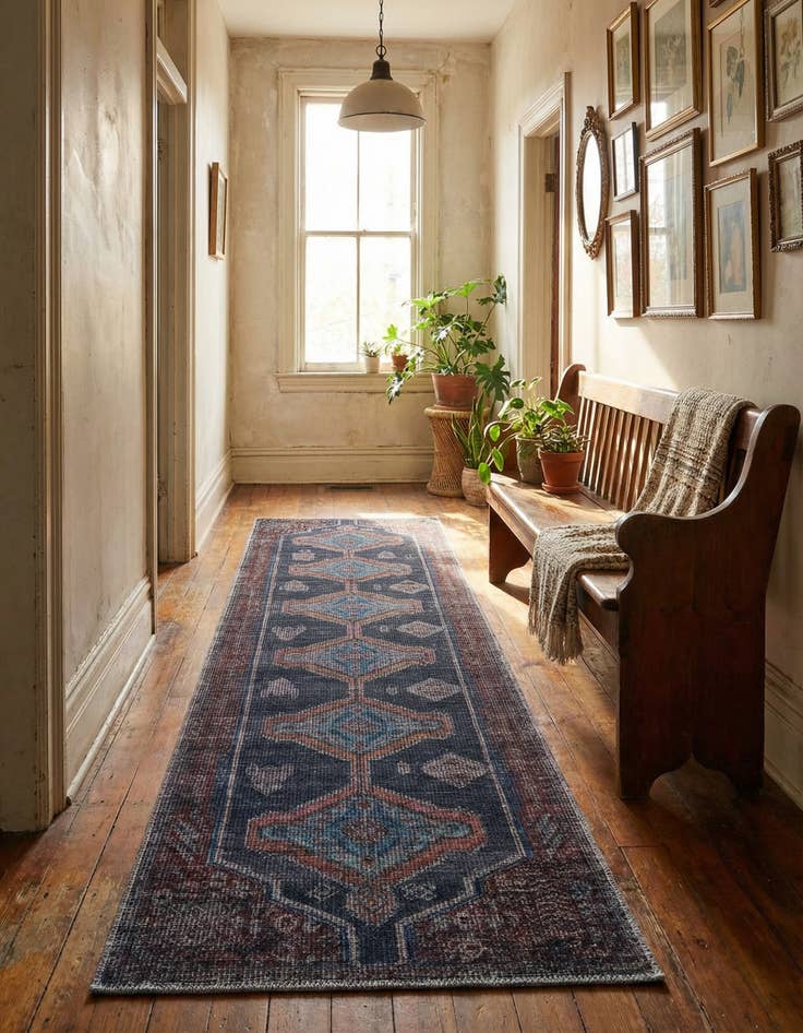 Detail image of 2' x 10'  Washable Sisu Runner Rug