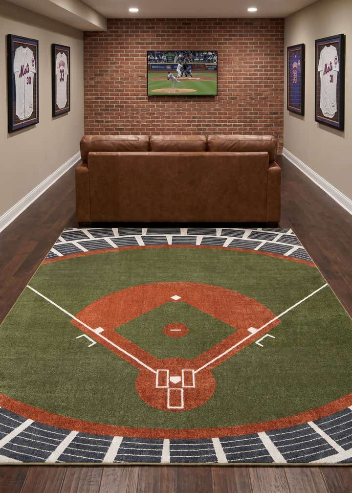 7' x 10' Sports Washable Rug