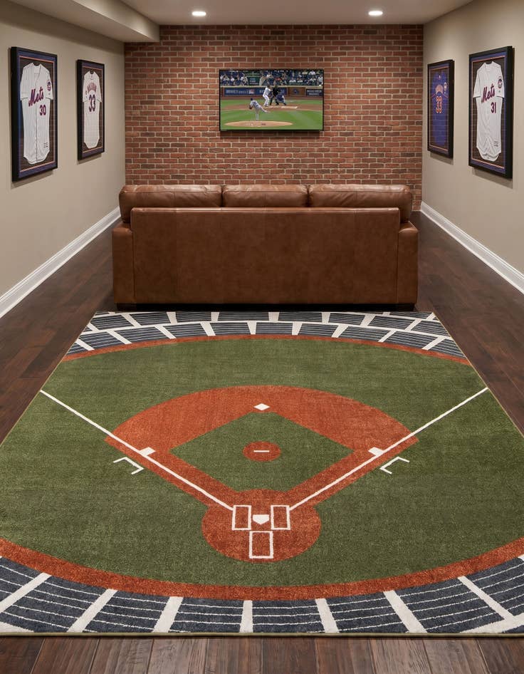 Detail image of 7' x 10' Sports Washable Rug