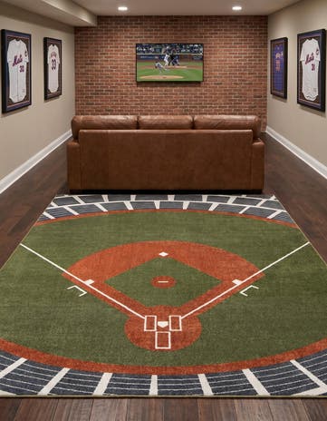 7' x 10' Sports Washable Rug