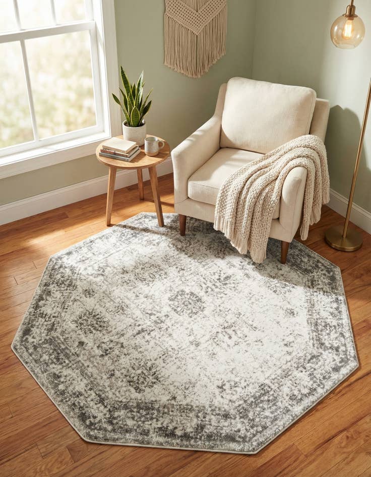 Detail image of 6' x 6' Monaco Octagon Rug