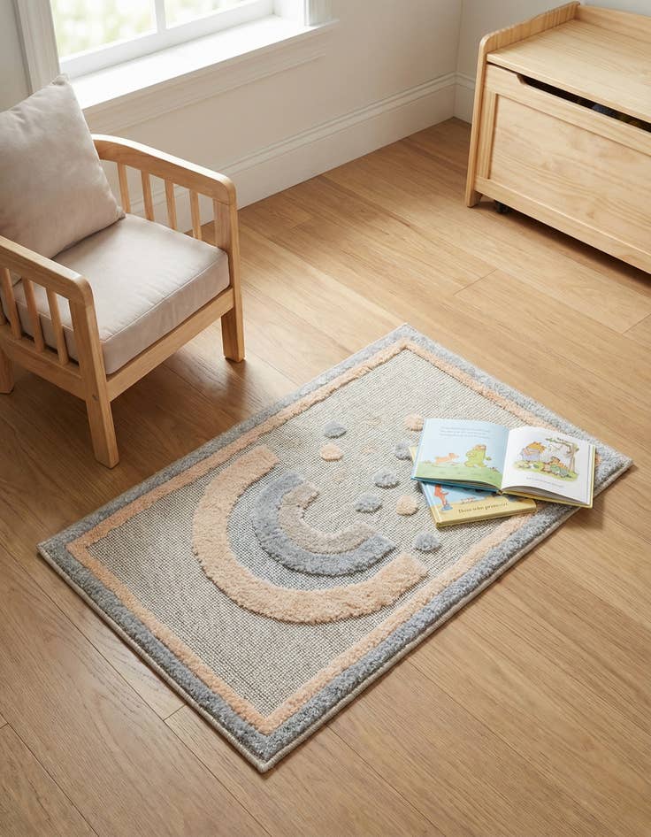 Detail image of 2' x 3' Whimsy Kids Rug