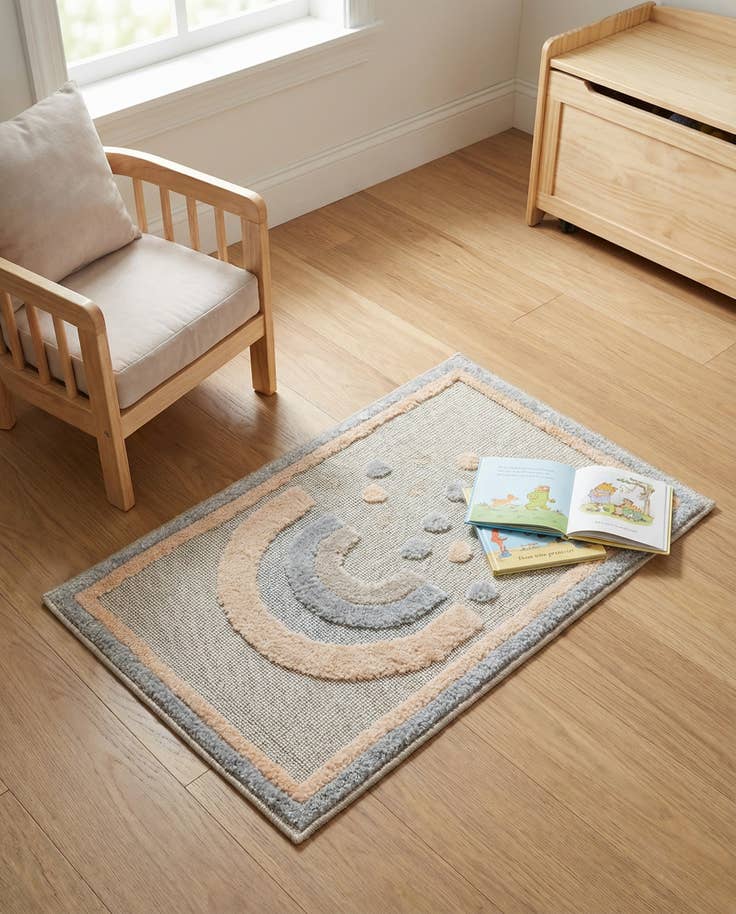 Detail image of 2' x 3' Whimsy Kids Rug