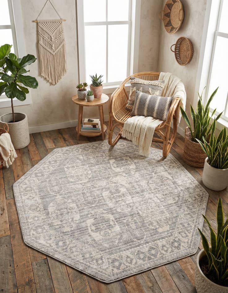 Detail image of 5' x 5' Lola Octagon Rug
