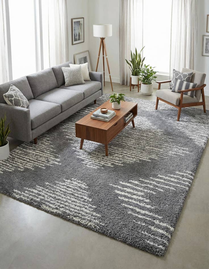 Detail image of 9' x 12' Serenity Shag Rug